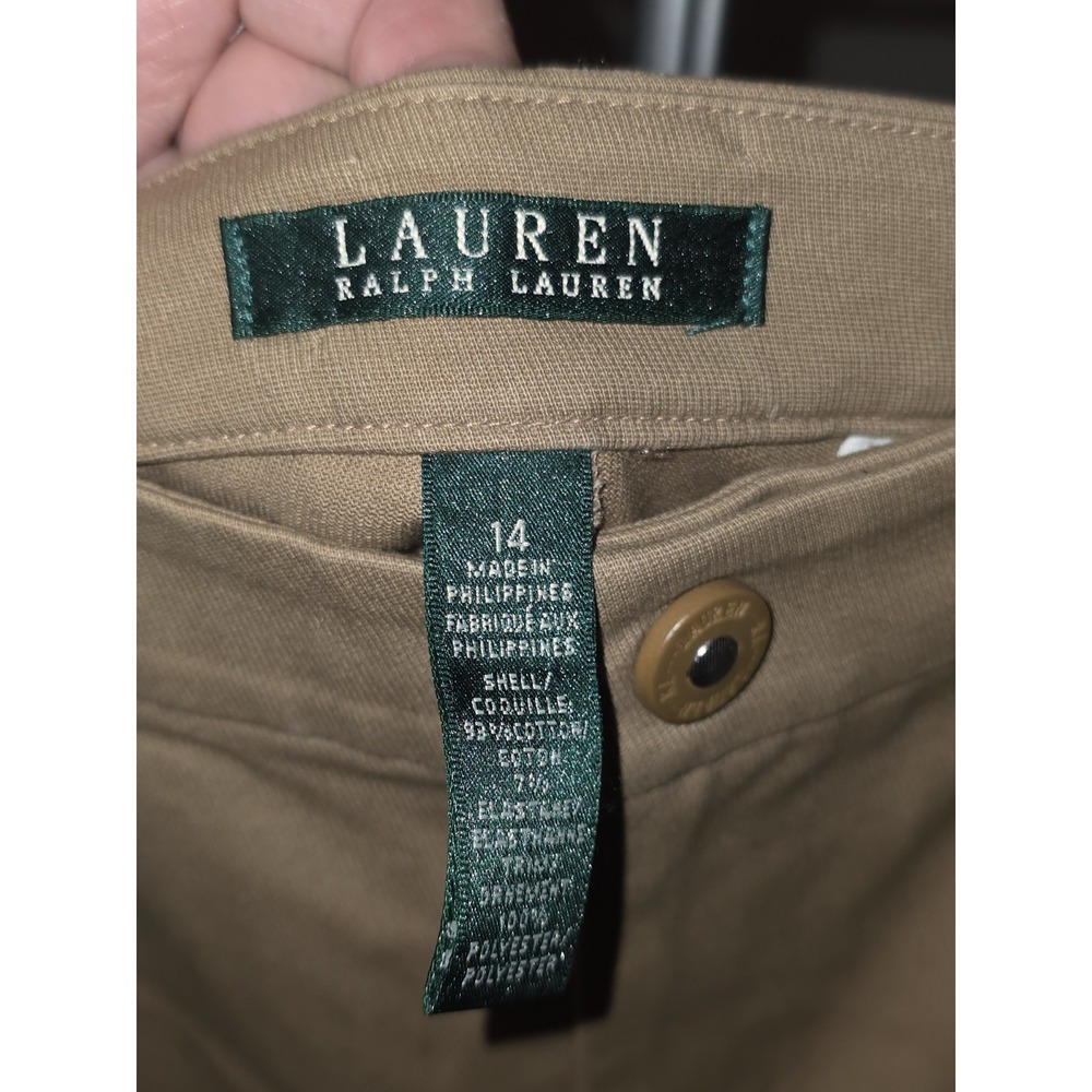 Lauren Ralph Lauren  Equestrian Pants With Padded Inner Knees And Zipper Ankles‎